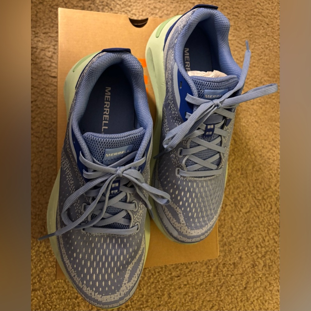 Merrell Women’s Cornflower Blue Morphlite Tennis Shoes - Picture 4 of 10